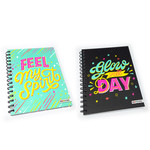 Cuaderno A5 Mooving Colors Tapa Dura Con Espiral X80H R 120